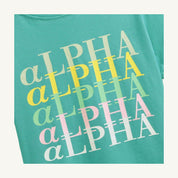 Kids Alpha Print T-shirt - Guugly Wuugly