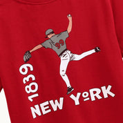 Kids Baseball Print T-shirt - Guugly Wuugly