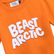 Kids Beast Artic Print T-shirt - Guugly Wuugly