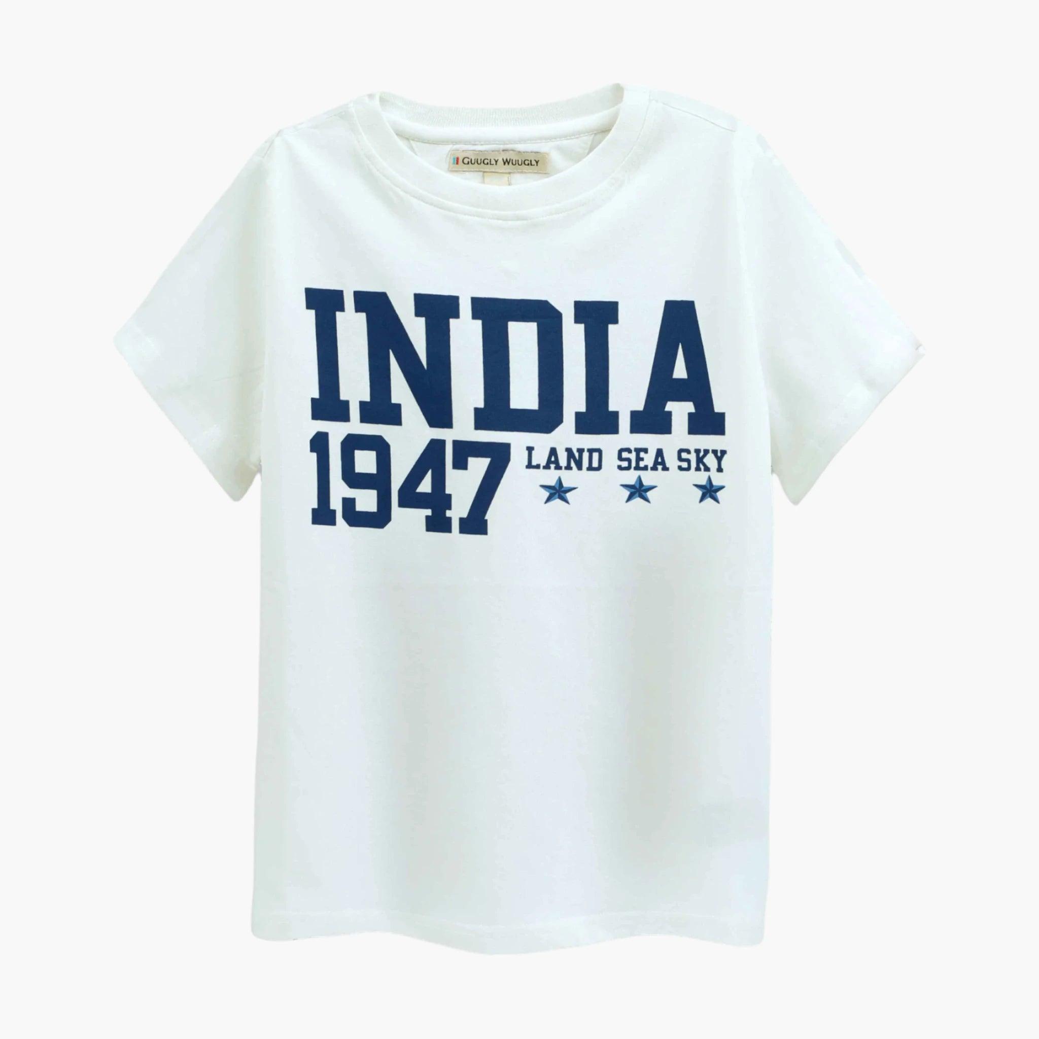 Kids India Print T-shirt - Guugly Wuugly