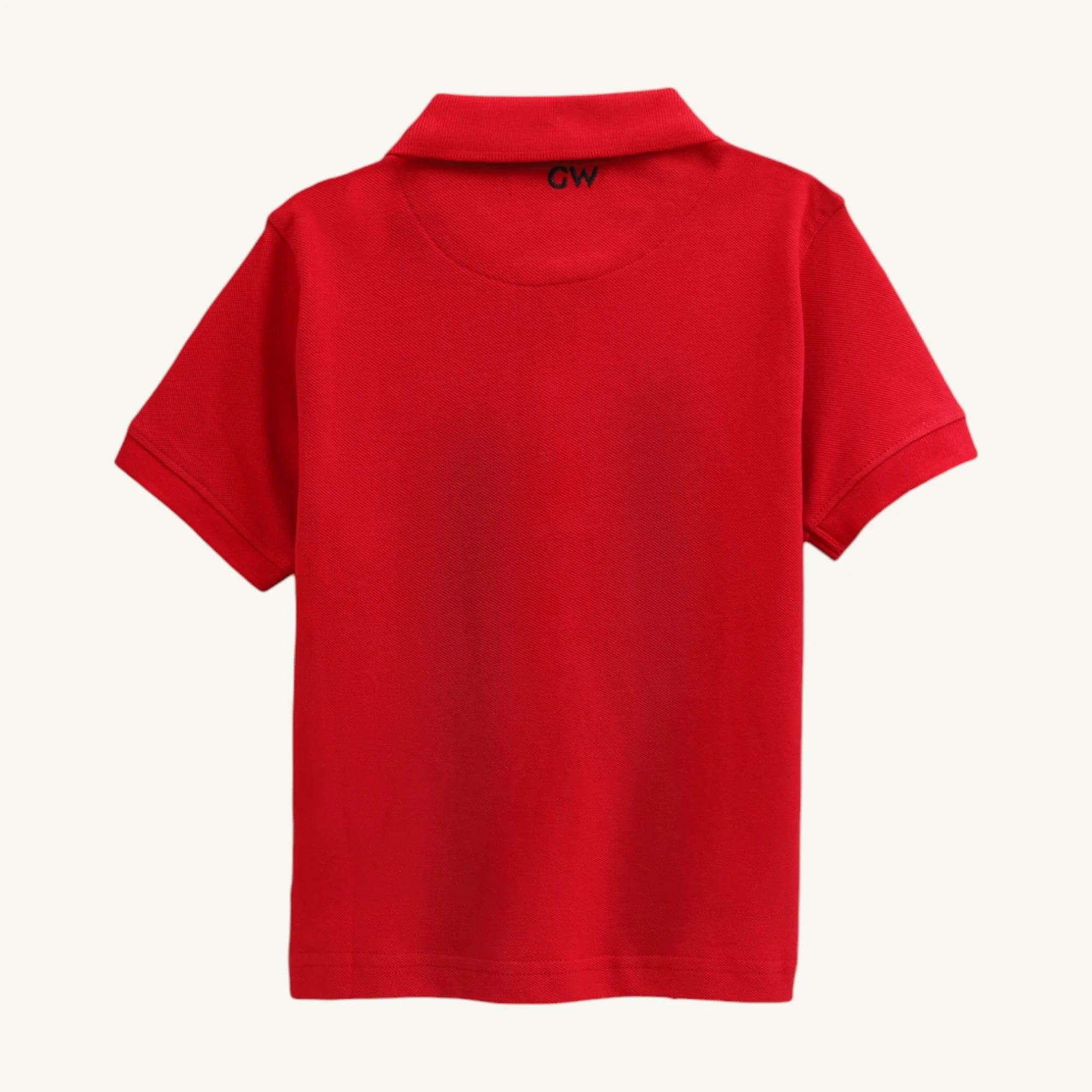 Kids Racing Red Polo - Guugly Wuugly