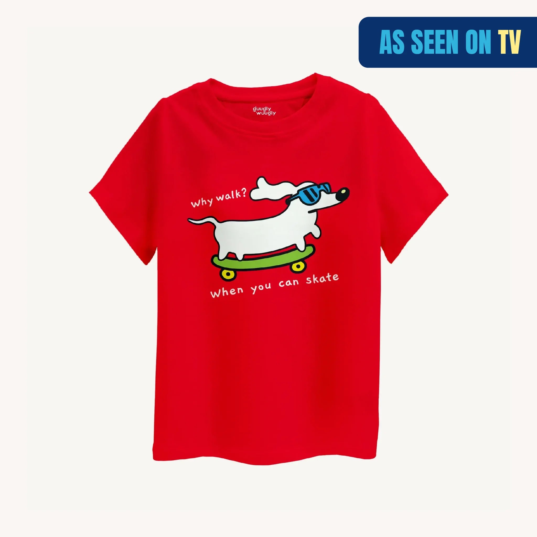 MiniSoft Cotton Tee – Skater Dog