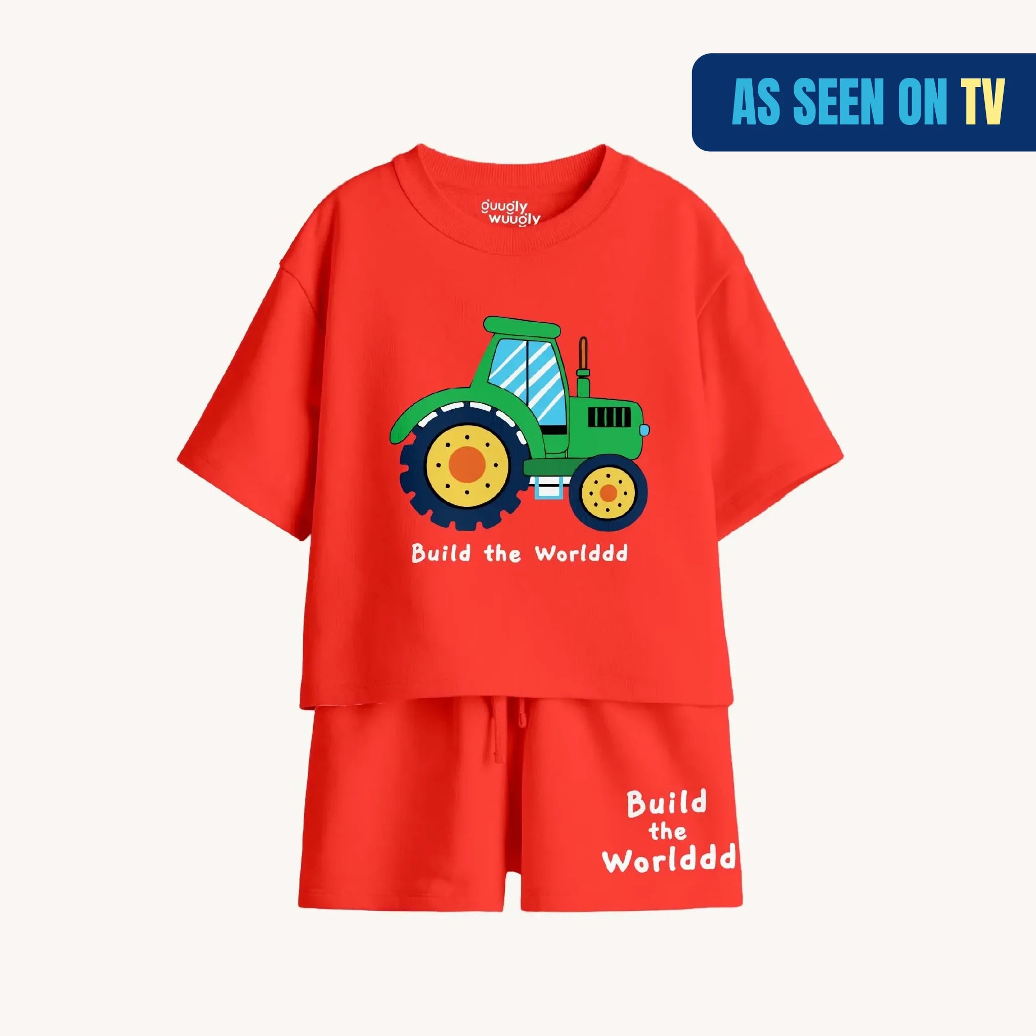 PlaySoft Cotton Co-ord – Build The World