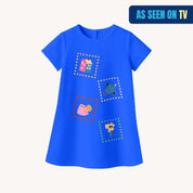 FlowSoft Cotton A-Line Dress – Tiny Tales