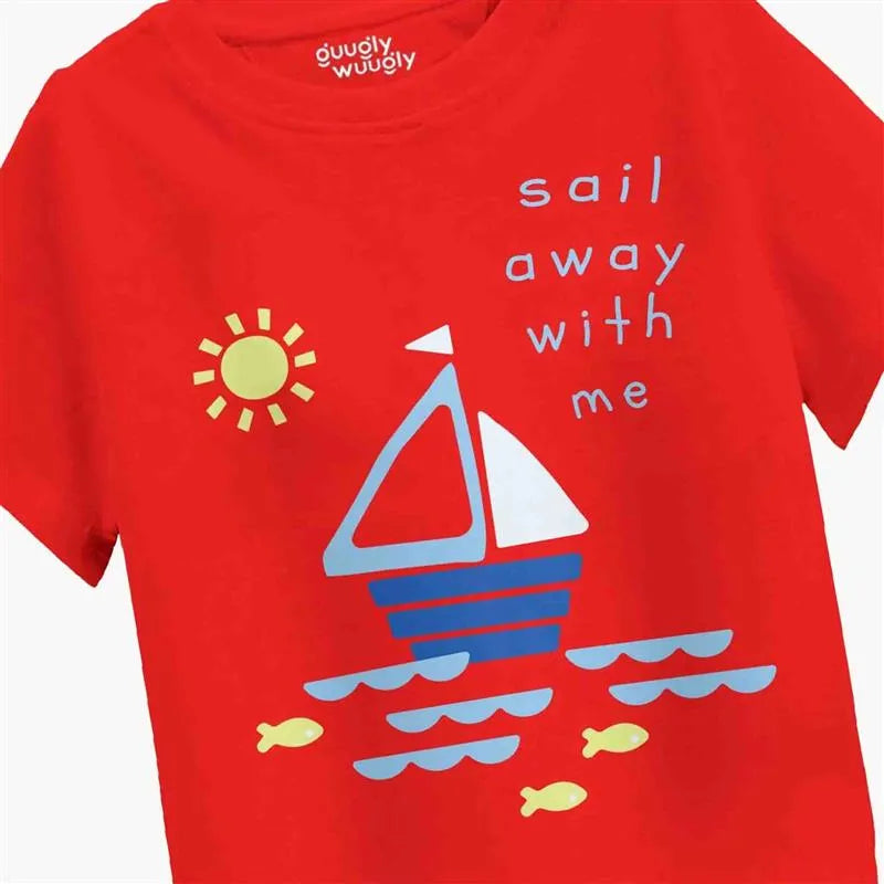 MiniSoft Cotton Tee – Sail Away