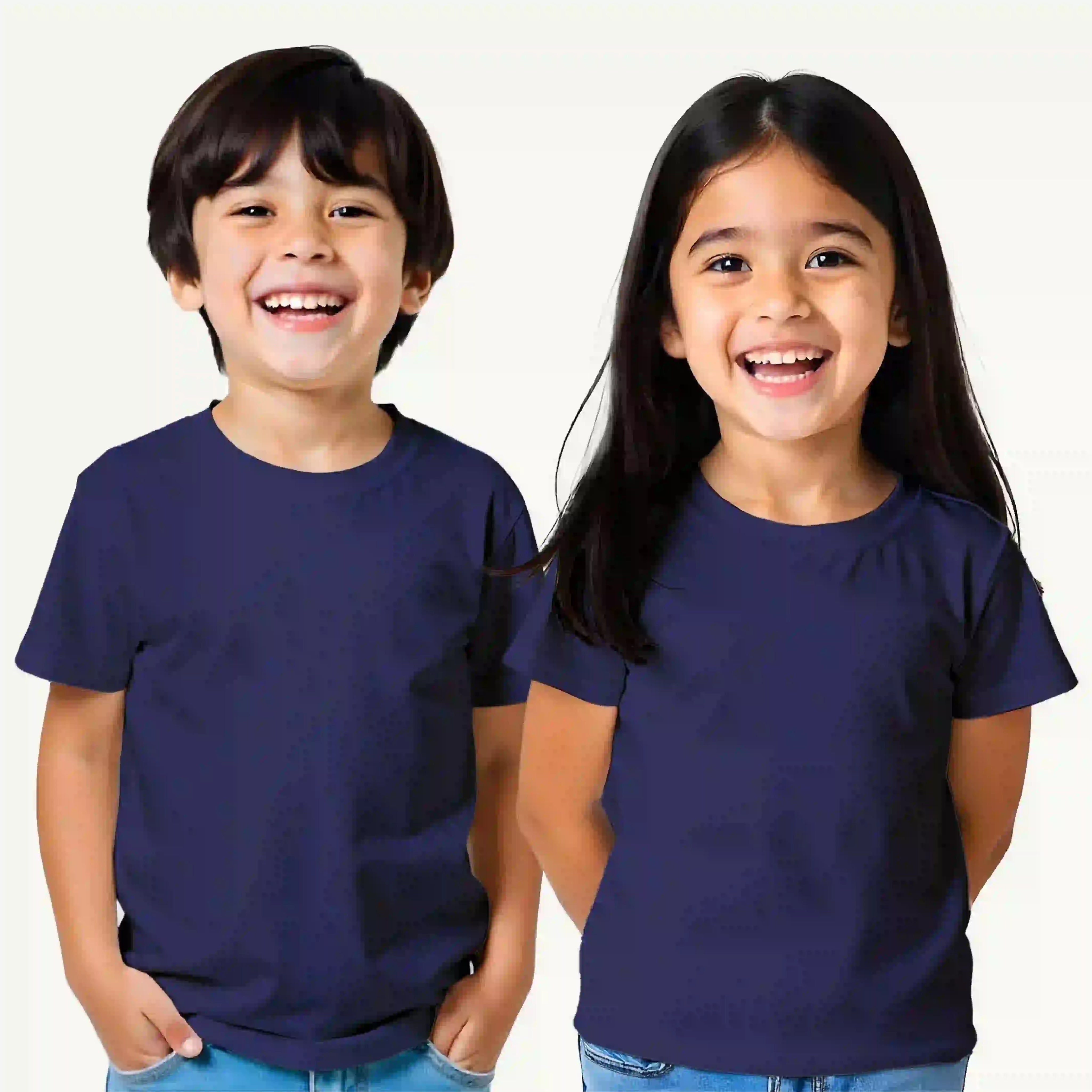 Kids - Pack Of 3 Minisoft Cotton Solids Tees