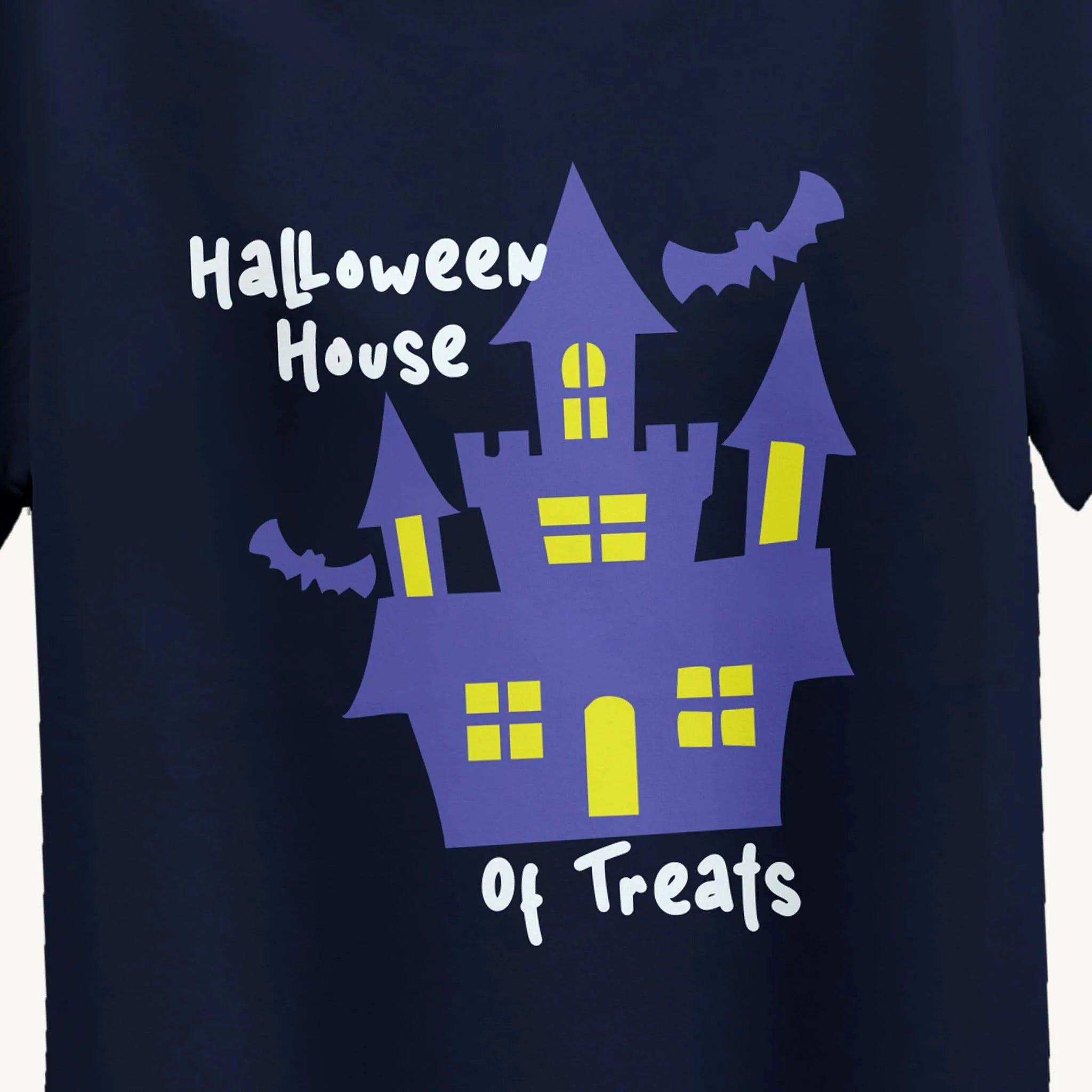 Girls Halloween House T-shirt