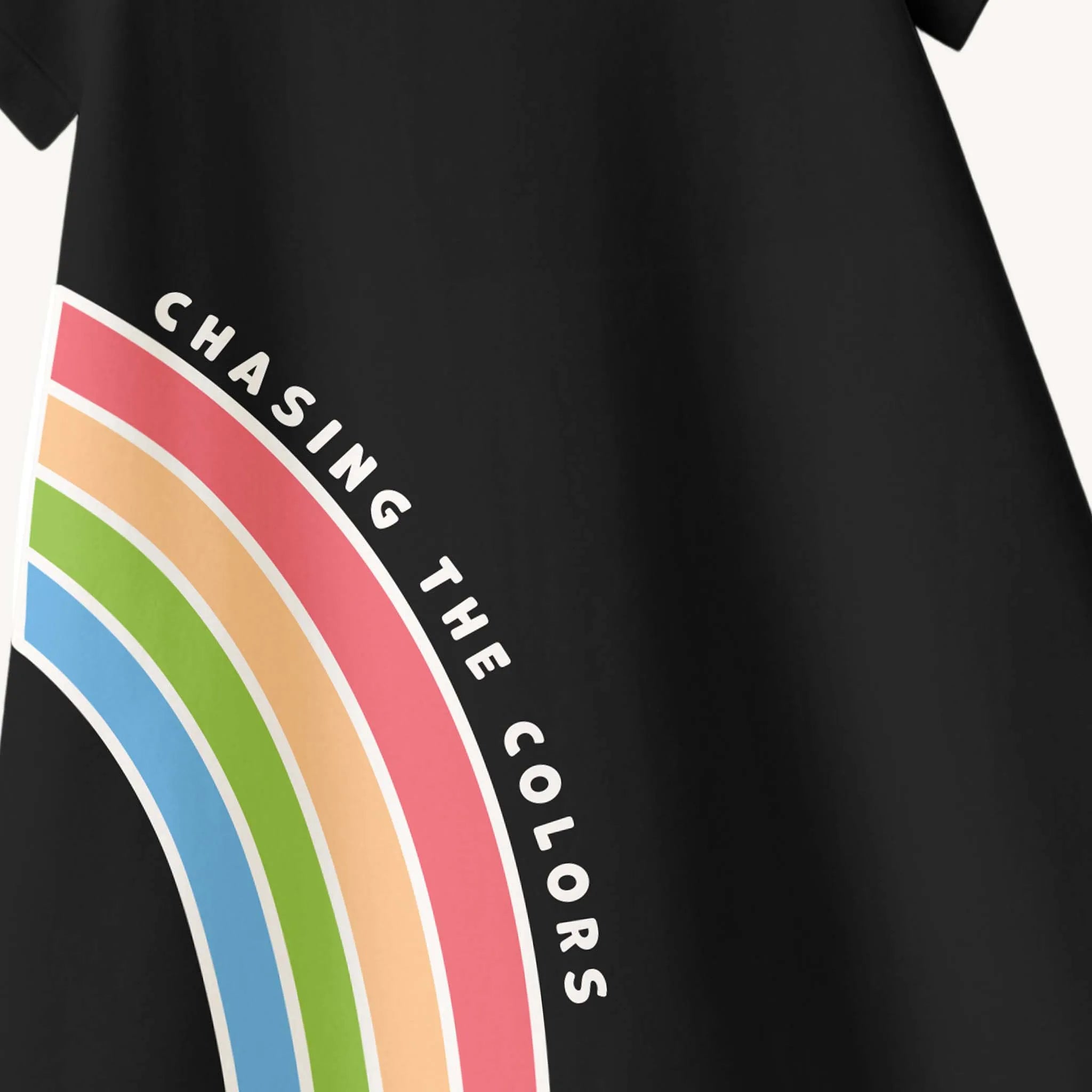 Girls Rainbow A Line Dress