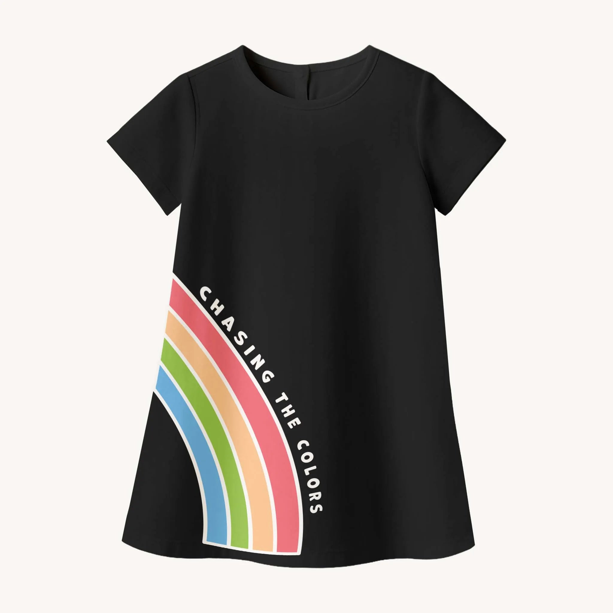 Girls Rainbow A Line Dress